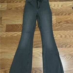 Hollister Dark Gray Flare Jeans